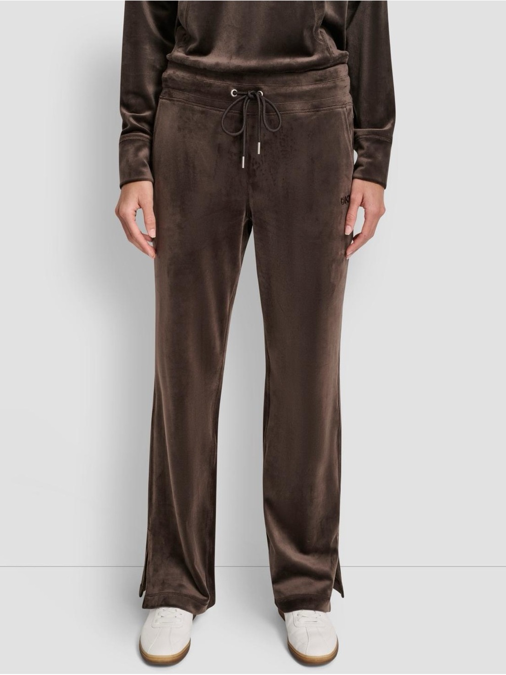 DKNY Brown Velour Lounge/Track Pants Sz L